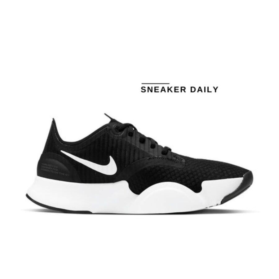 giày (wmns) nike superrep go 'black white' cj0860-101