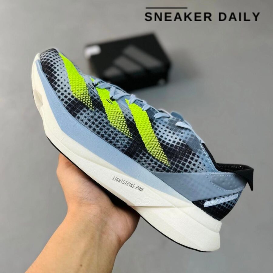 giày adidas adizero adios pro 3 'wonder blue lucid lemon' id8472