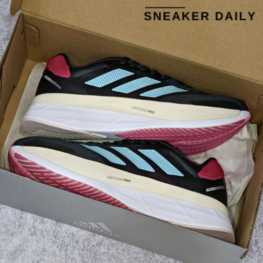 giày adidas adizero boston 10 'carbon mint rose' (wmns) h67516