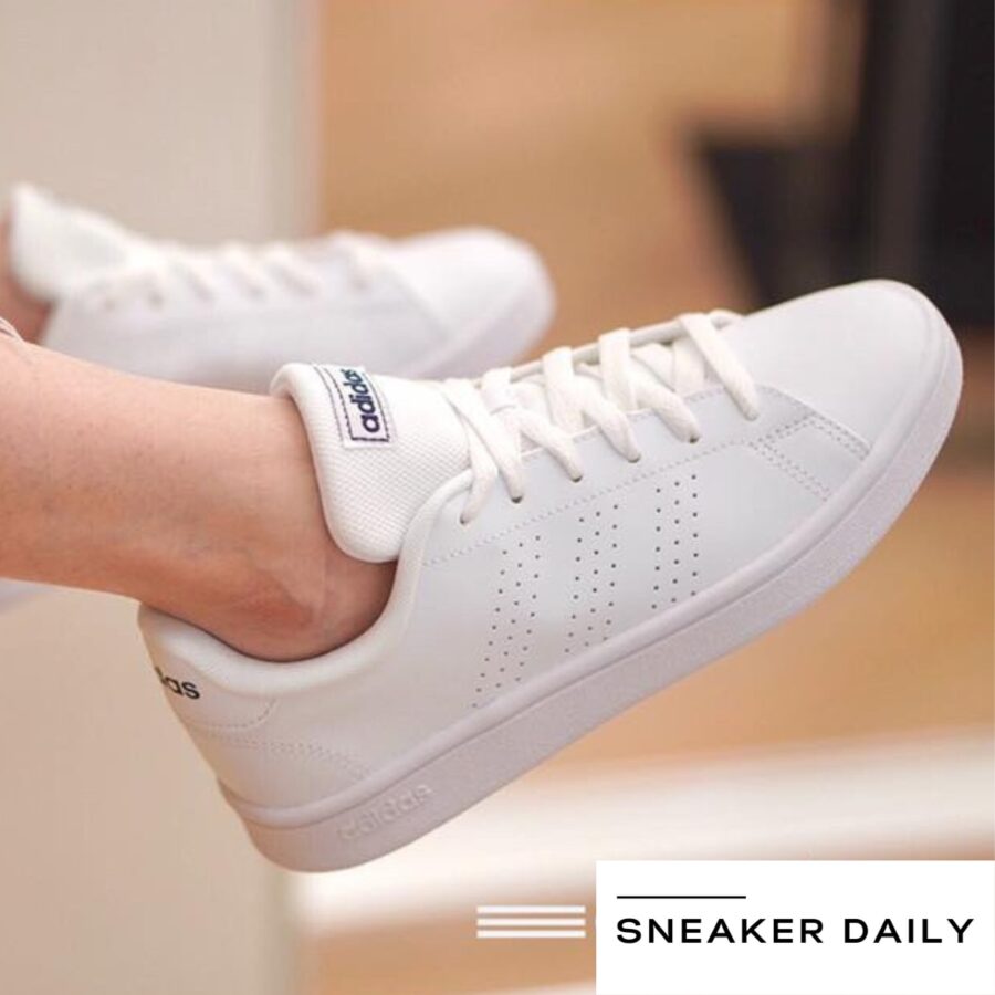 giày adidas advantage base 'white trace blue' ee7691