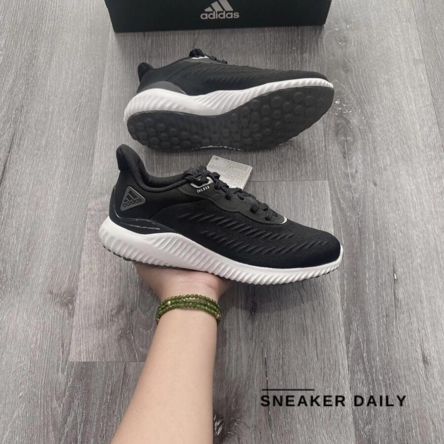 giày adidas alphabounce 'black silver metallic' gx4150