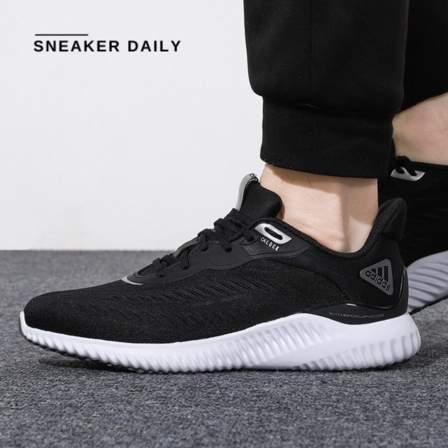 giày adidas alphabounce 'black silver metallic' gx4150