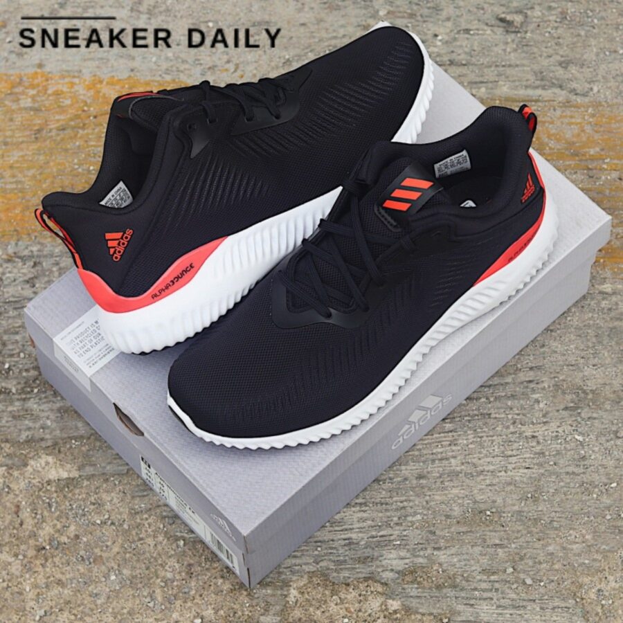 giày adidas alphabounce ek 'black solar red' gy5402