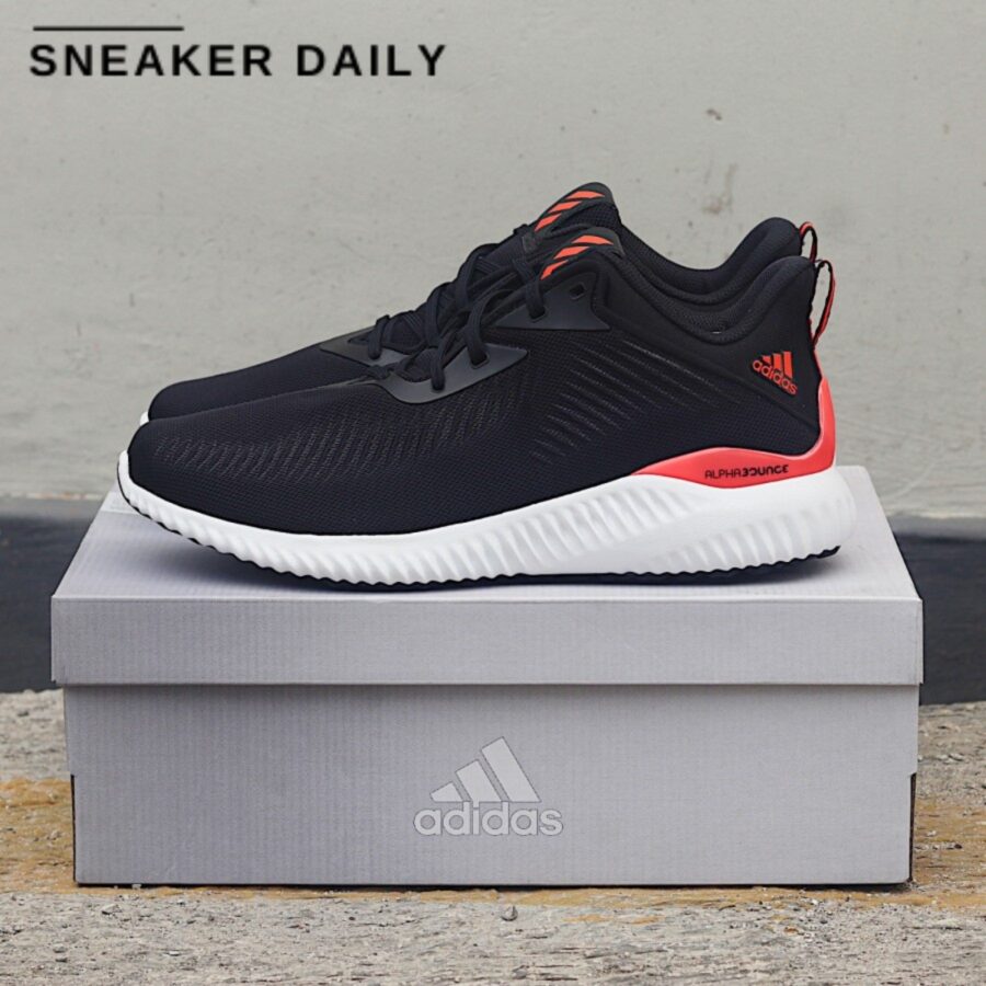 giày adidas alphabounce ek 'black solar red' gy5402