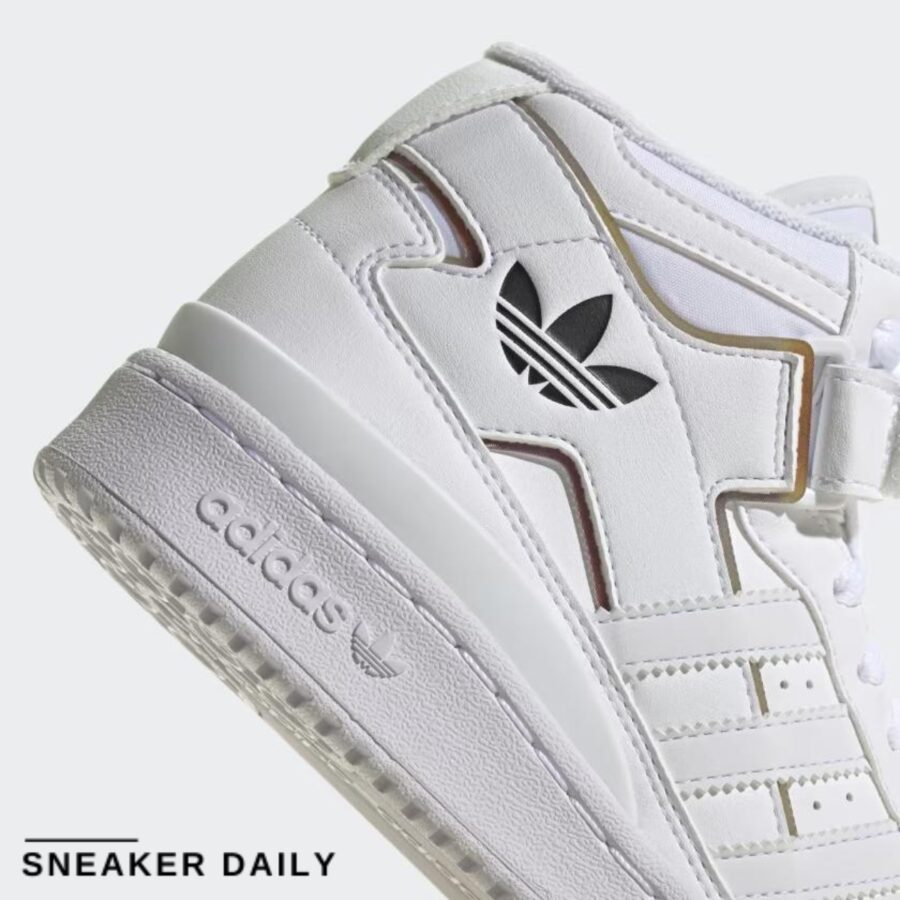 giày adidas forum mid 'white iridescent' (gs) hq6844
