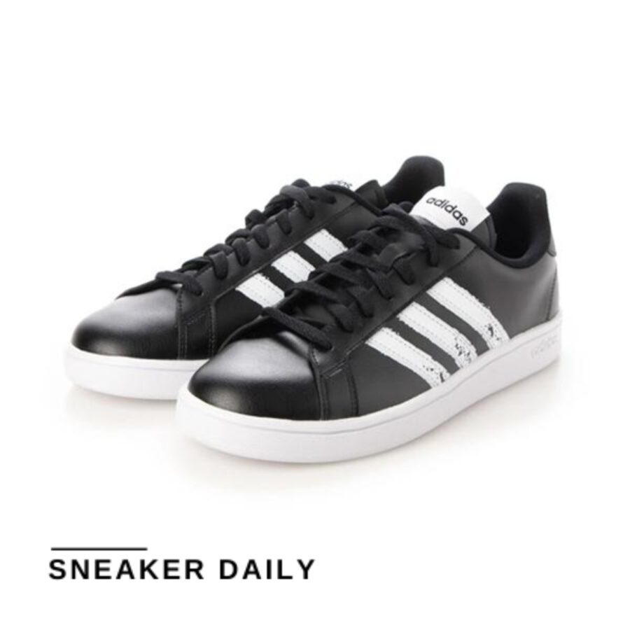 giày adidas grand court base beyond 'black white' gx5755