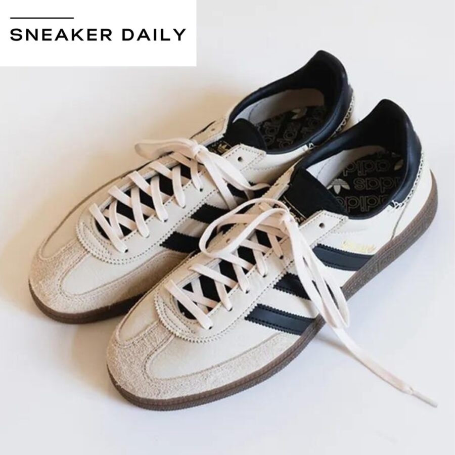 giày adidas handball spezial 'wonder white black' (wmns) ie3698