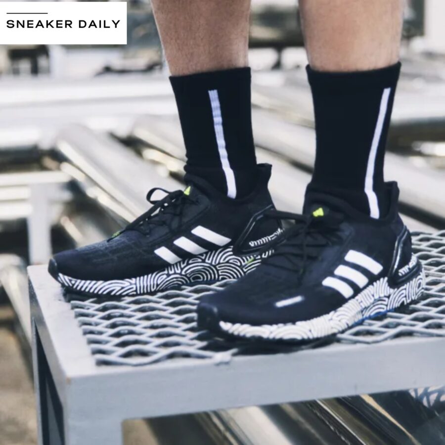 giày adidas hirocoledge x ultraboost summer.rdy 'tokyo - black white' fx0030