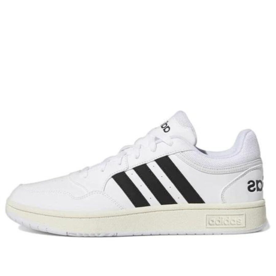 giày adidas hoops 3.0 low classic vintage shoes 'white black' gy5434