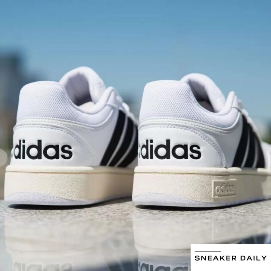 giày adidas hoops 3.0 low classic vintage shoes 'white black' gy5434