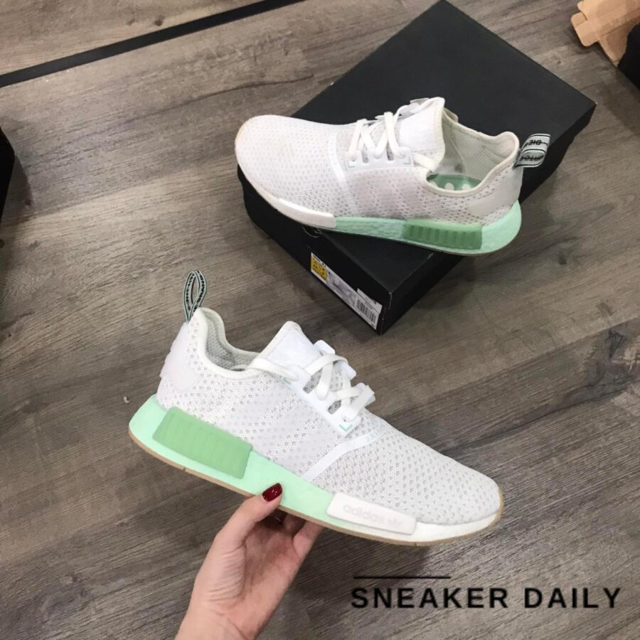 giày adidas nmd_r1 knit 'white blush green' fv1737