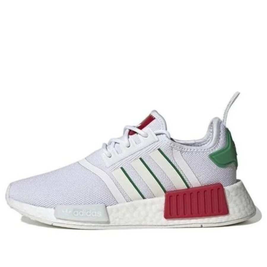 giày adidas nmd_r1 'white green' (gs) hq9987