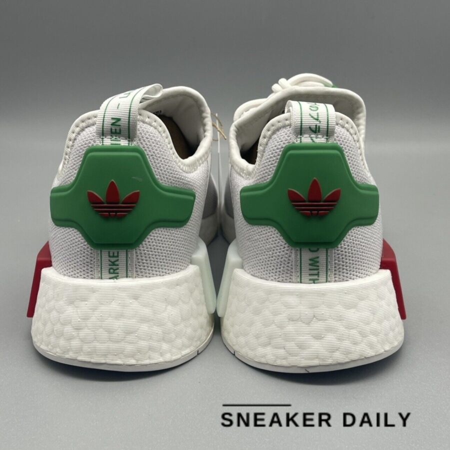 giày adidas nmd_r1 'white green' (gs) hq9987