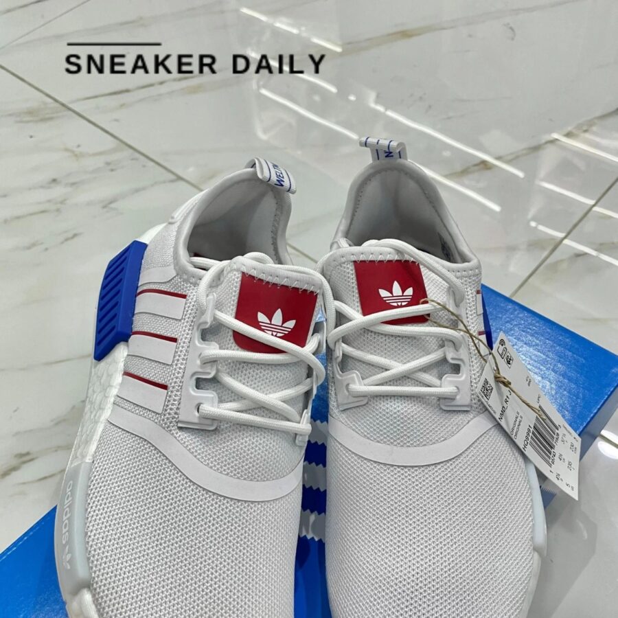 giày adidas nmd_r1 'white royal blue' (gs) hq9991