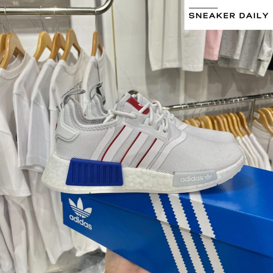 giày adidas nmd_r1 'white royal blue' (gs) hq9991