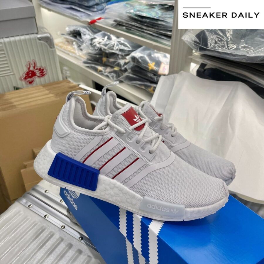 giày adidas nmd_r1 'white royal blue' (gs) hq9991