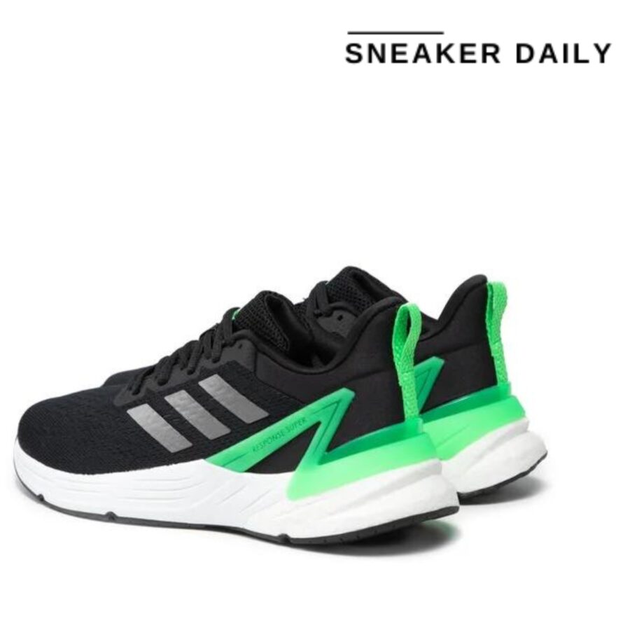 giày adidas response super 2.0 'black screaming green' (gs) h01707