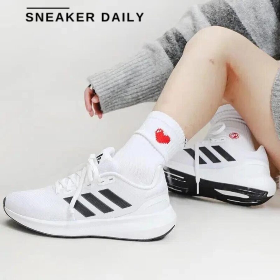 giày adidas runfalcon 3.0 'white black' (wmns) hp7557