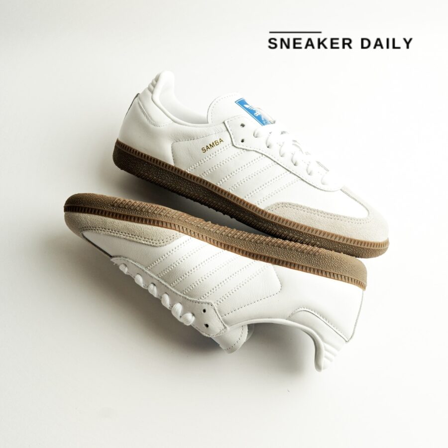 giày adidas samba og 'double white gum' ie3439