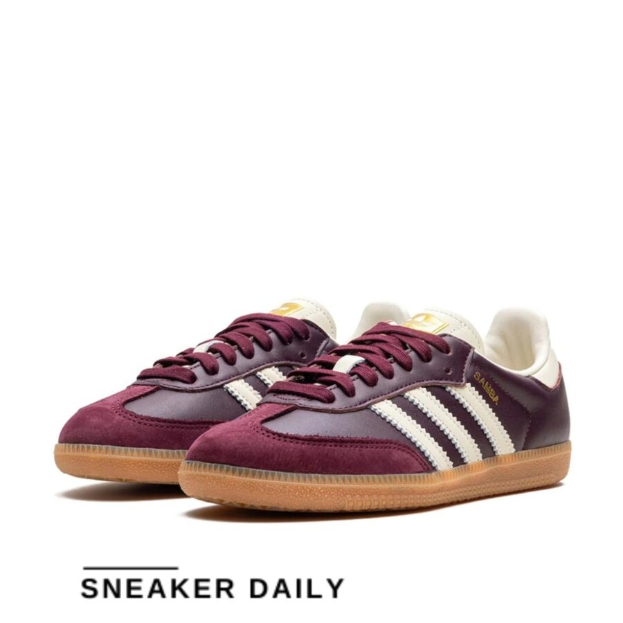 giày adidas samba og 'maroon' (wmns) id0477