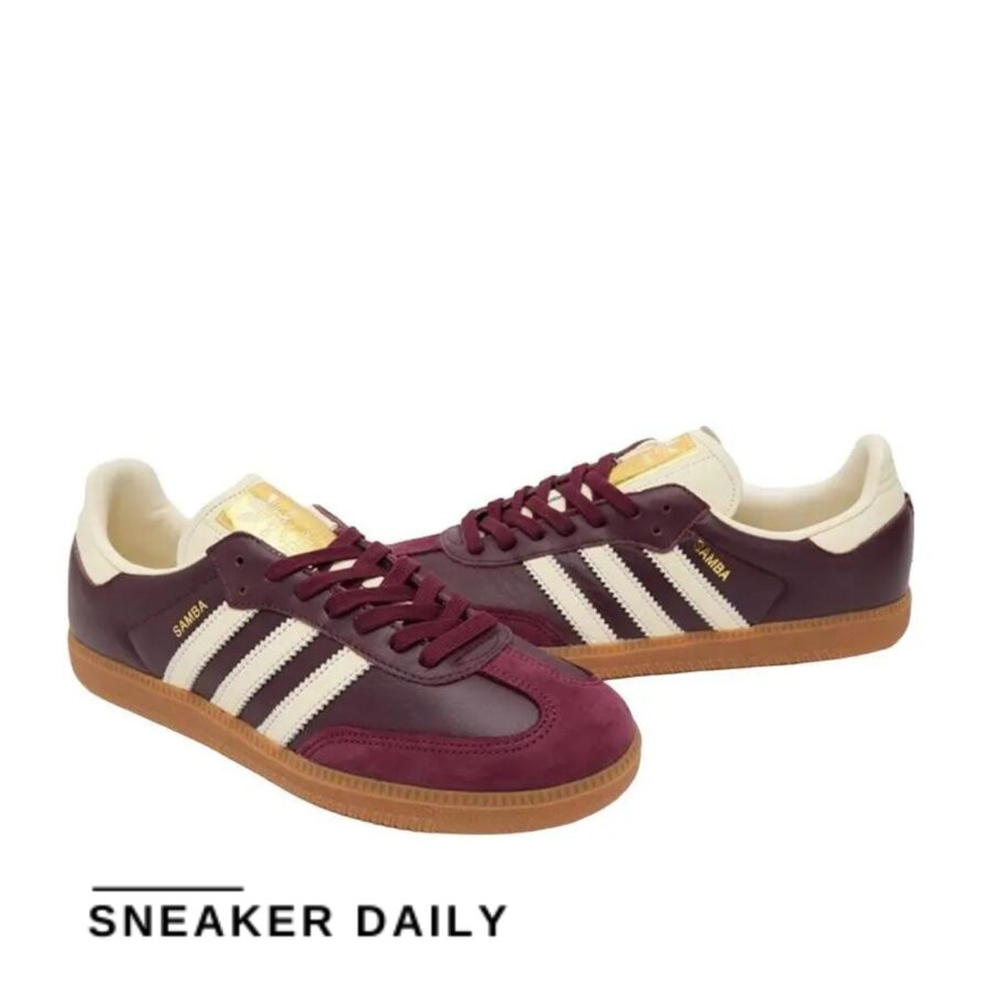 giày adidas samba og 'maroon' (wmns) id0477