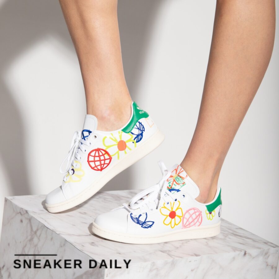 giày adidas stan smith 'large doodles' (wmns) fx5653