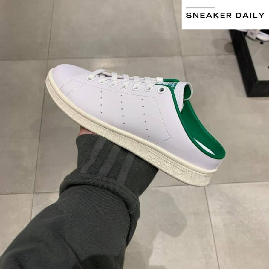 giày adidas stan smith mule 'white green' fx5849