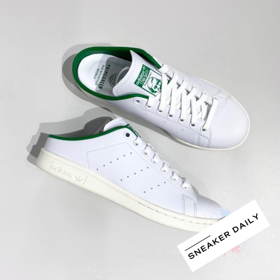 giày adidas stan smith mule 'white green' fx5849