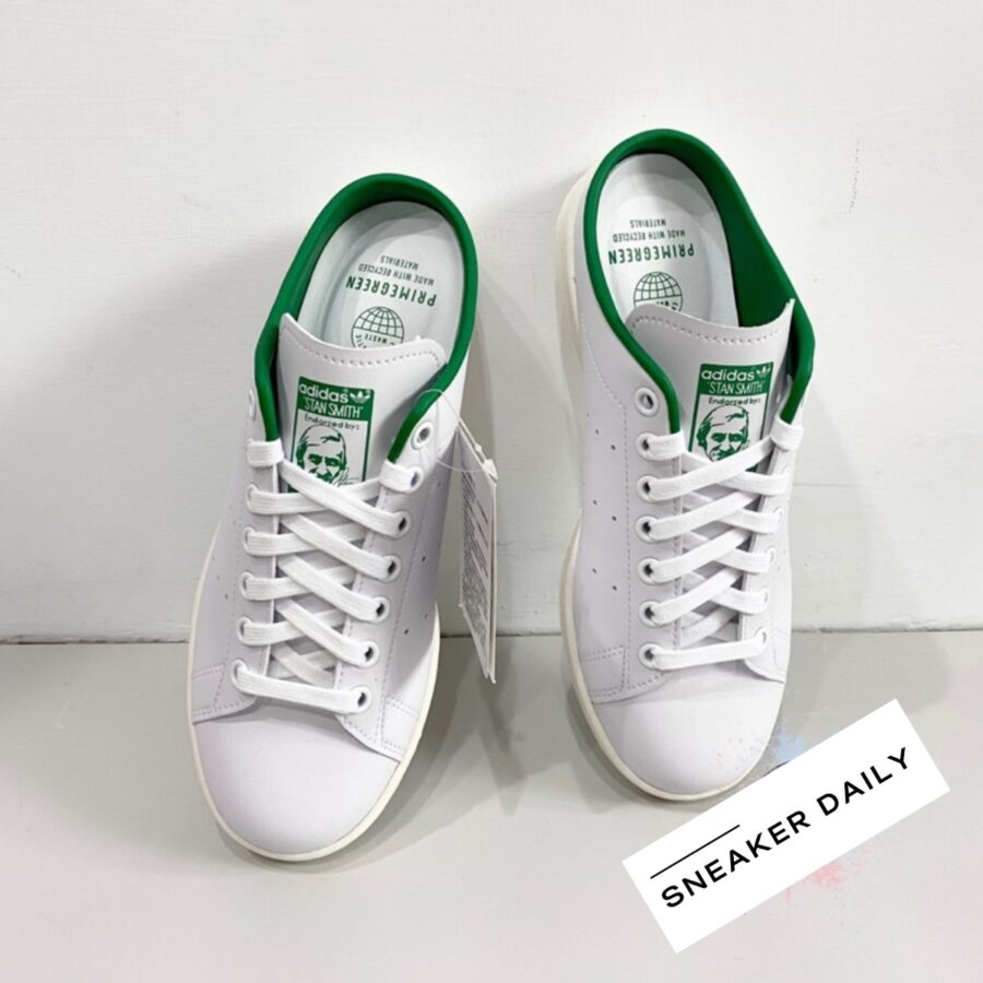 giày adidas stan smith mule 'white green' fx5849