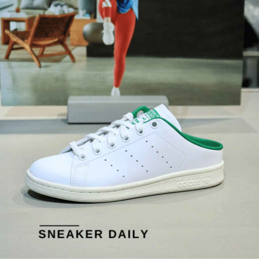 giày adidas stan smith mule 'white green' fx5849