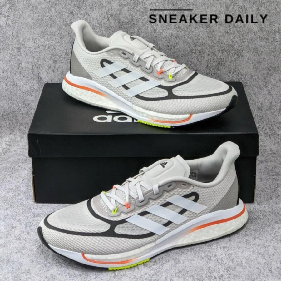 giày adidas supernova+ 'grey screaming orange' fx6651