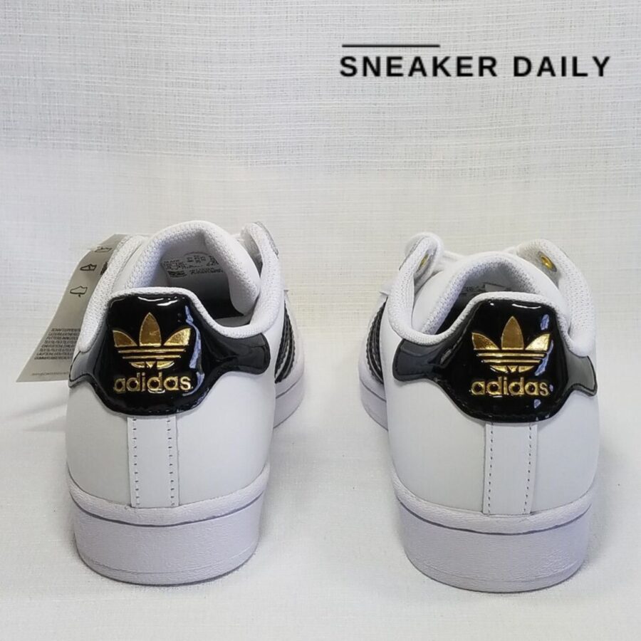 giày adidas superstar metal toe 'white gold metallic' (wmns) fv3310