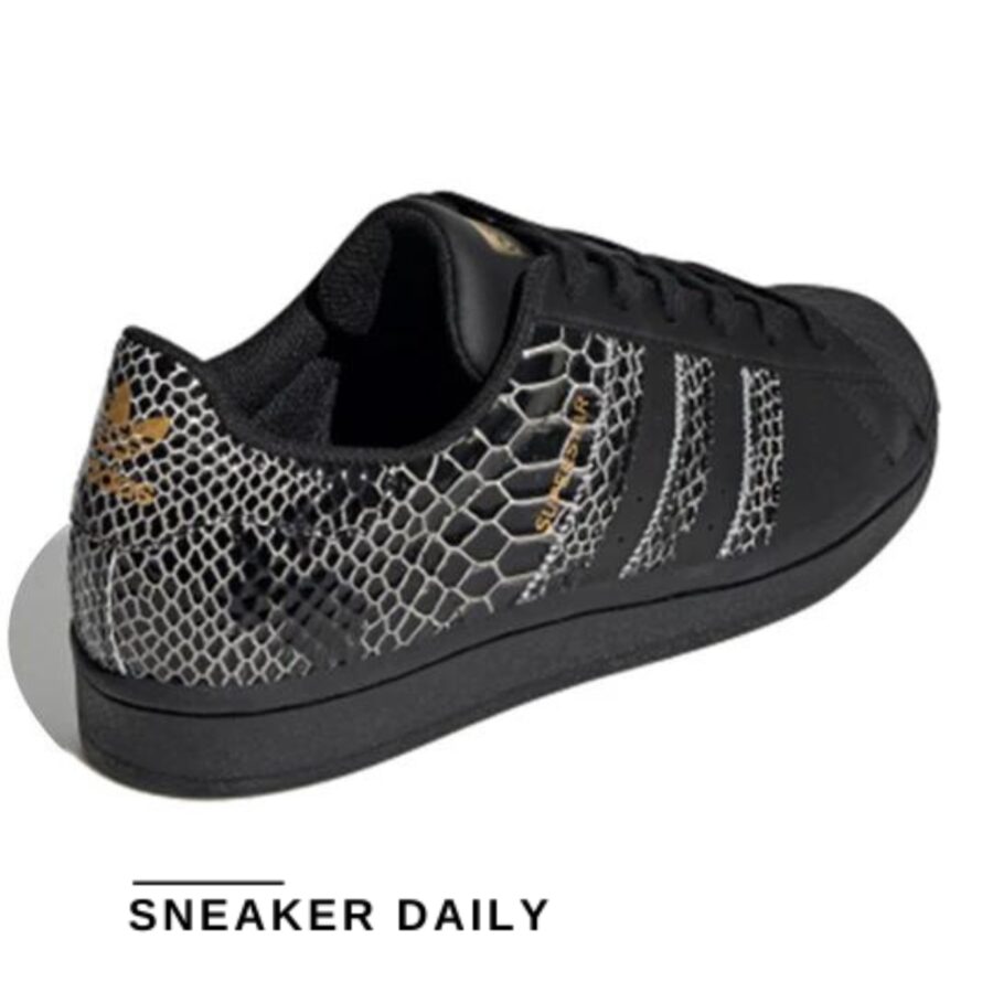 giày adidas superstar snakeskin 'core black' fv3290