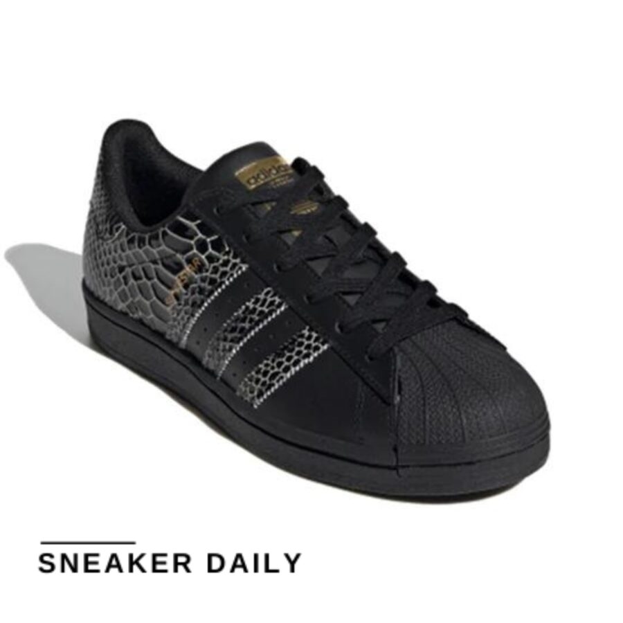 giày adidas superstar snakeskin 'core black' fv3290