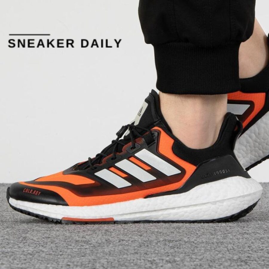 giày adidas ultraboost 22 cold.rdy 2.0 'black impact orange' gx6689