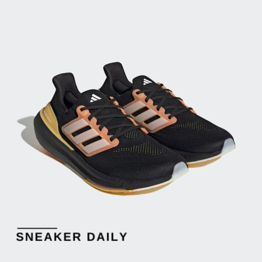 giày adidas ultraboost light 'black screaming orange' hq8595