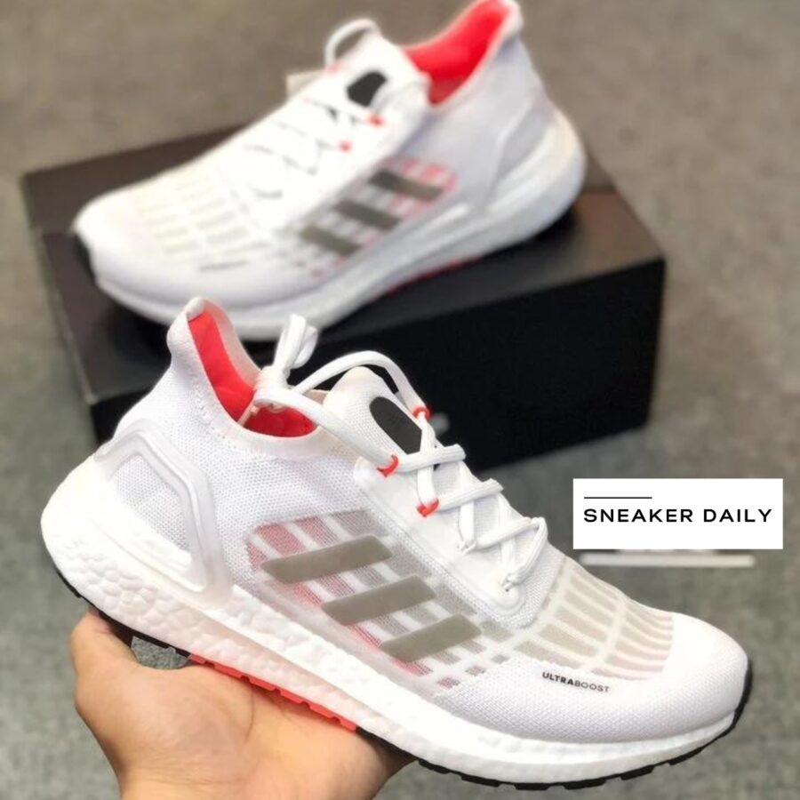 giày adidas ultraboost summer.rdy 'white solar red' (wmns) eh1208