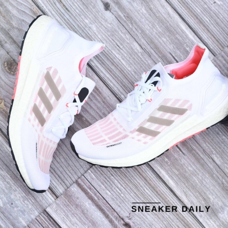 giày adidas ultraboost summer.rdy 'white solar red' (wmns) eh1208