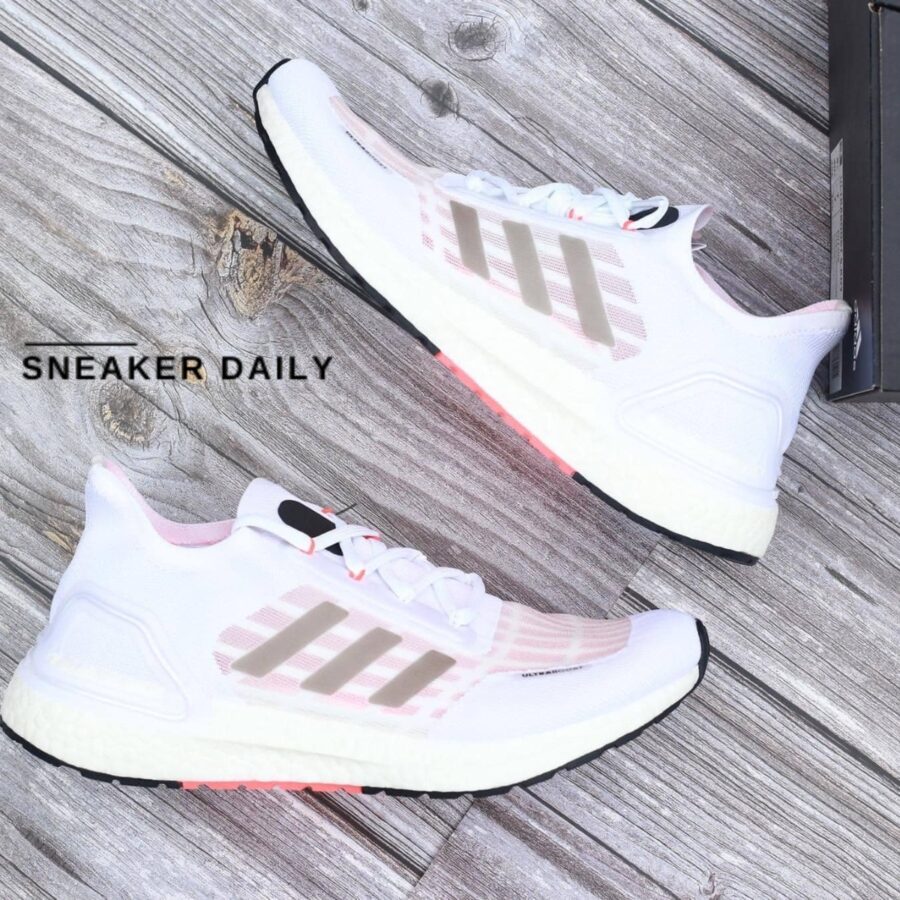 giày adidas ultraboost summer.rdy 'white solar red' (wmns) eh1208