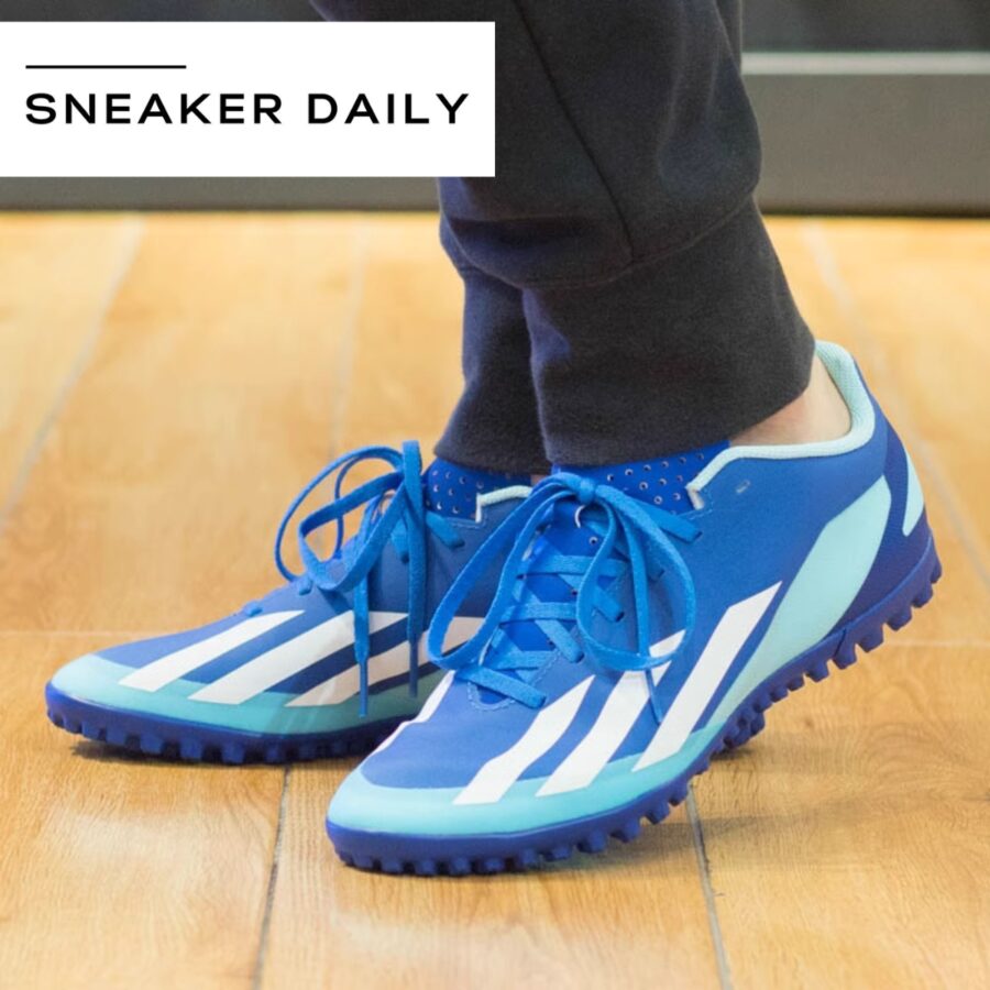 giày adidas x crazyfast.4 turf 'bright royal white' ie1576