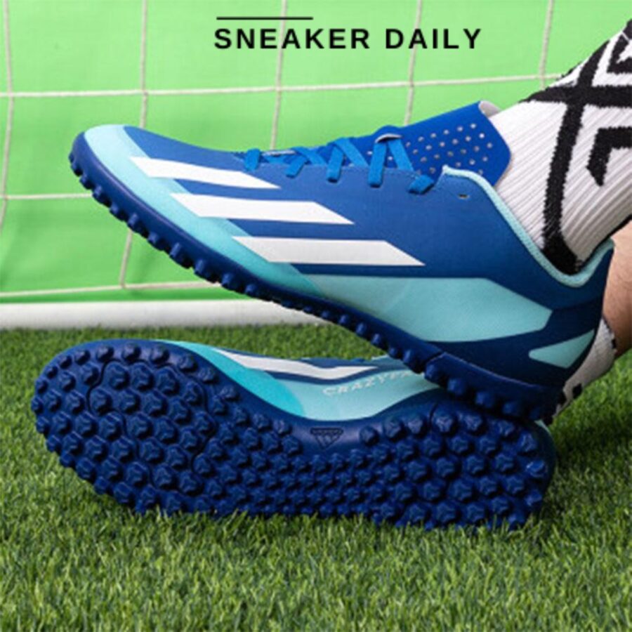 giày adidas x crazyfast.4 turf 'bright royal white' ie1576