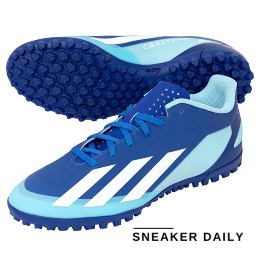 giày adidas x crazyfast.4 turf 'bright royal white' ie1576