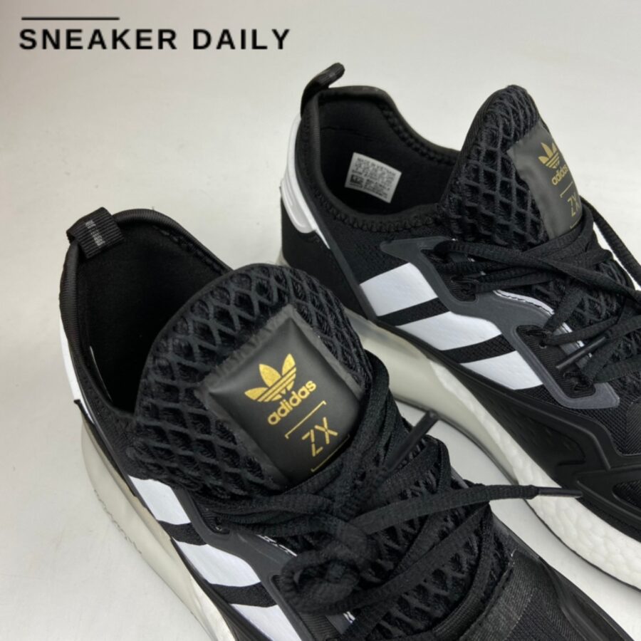 giày adidas zx 2k boost 'black white' (wmns) h00102