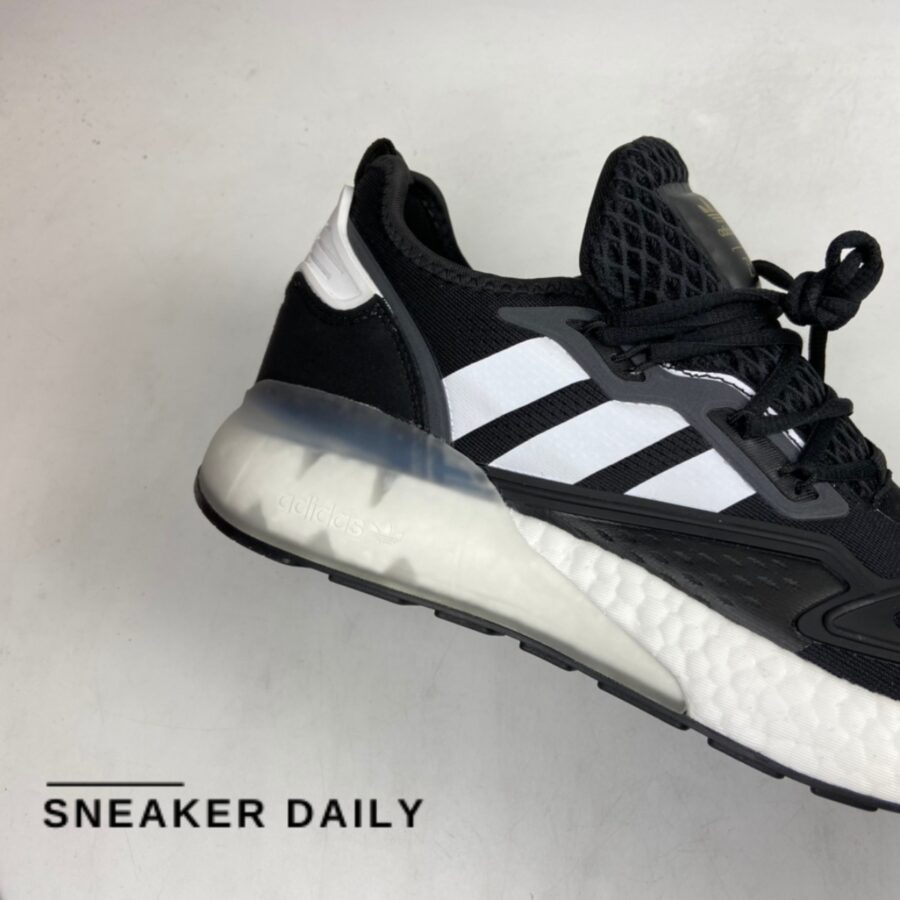 giày adidas zx 2k boost 'black white' (wmns) h00102