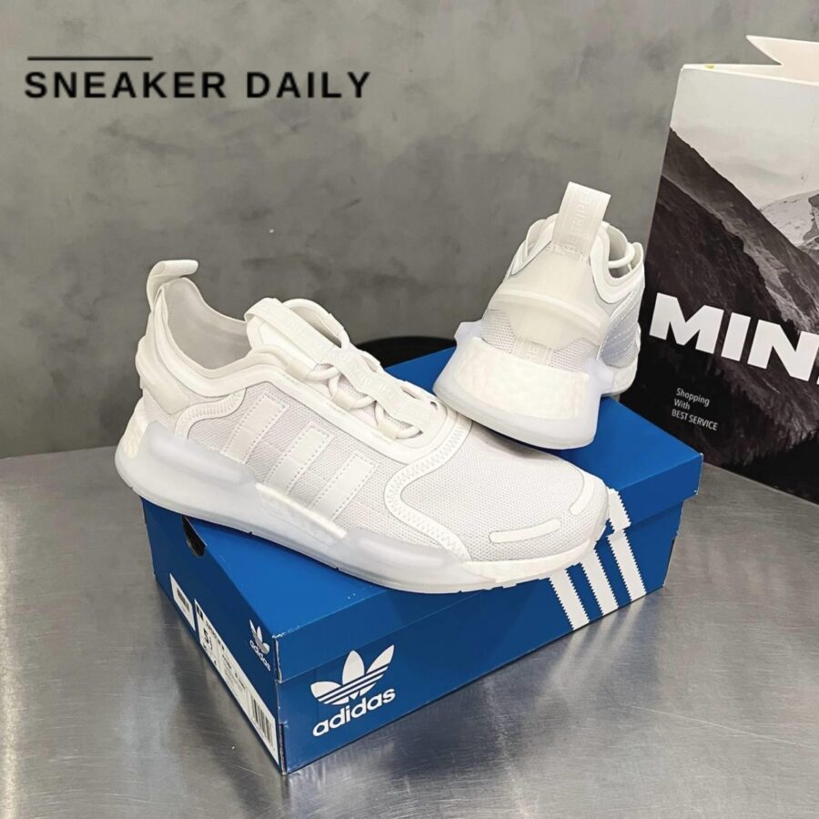 giày adidas originals nmd_v3 'triple white' (gs) gx5739