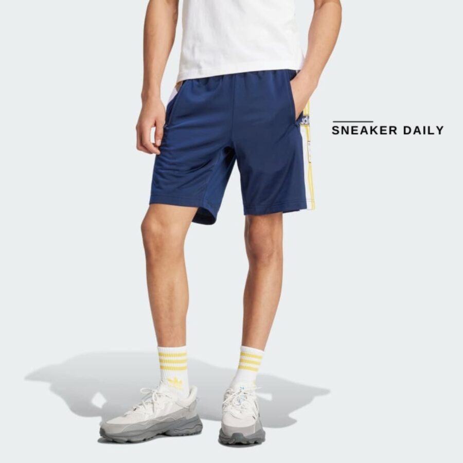 quần adidas adicolor adibreak shorts - night indigo iu2372