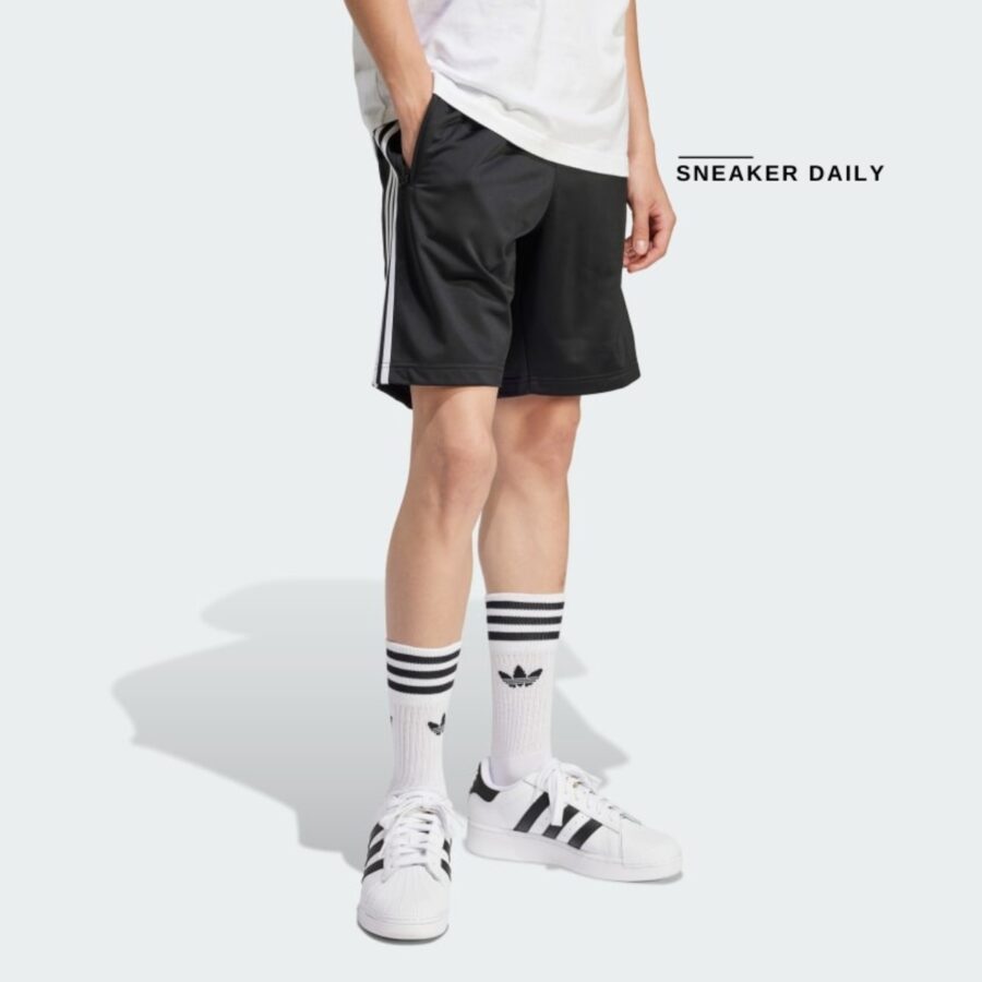 quần adidas adicolor firebird shorts 'black' iu2368