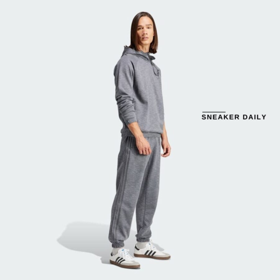 quần adidas adventure melange sweat pants 'grey six' ij9851