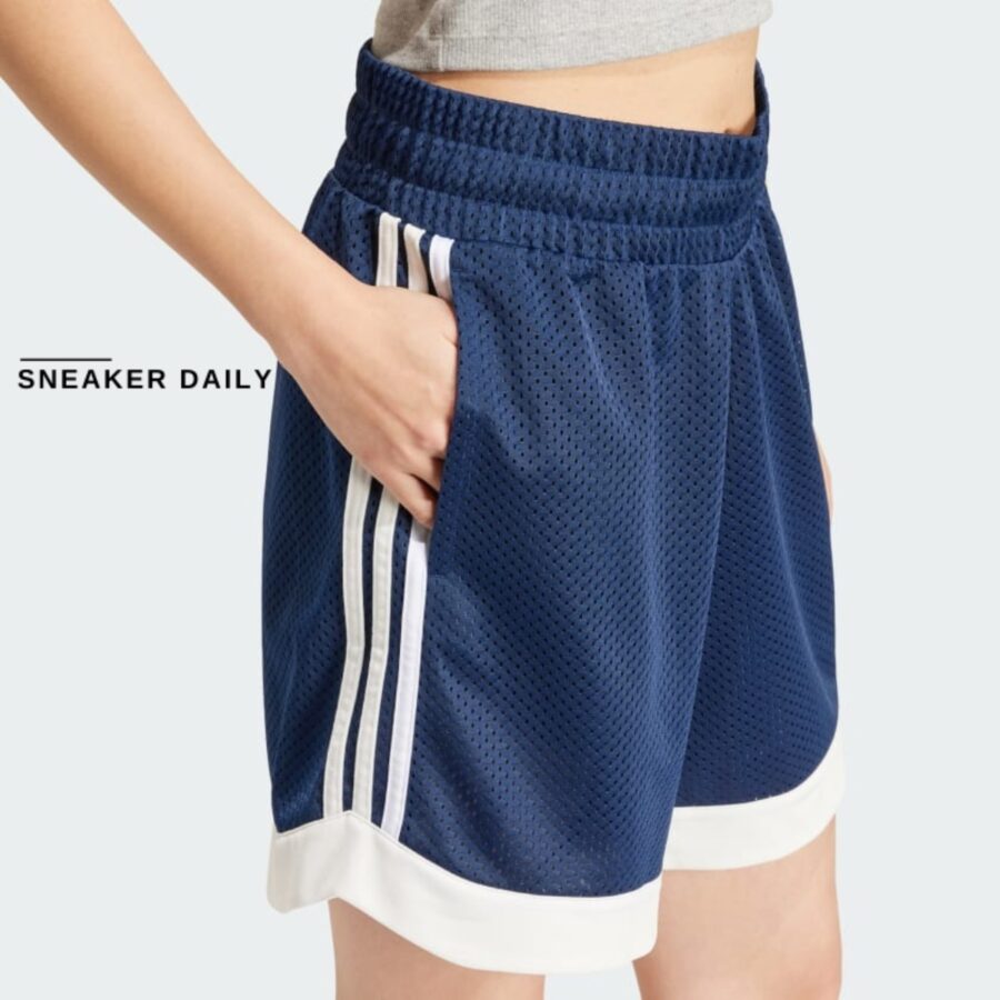 quần adidas basketball shorts - night indigo it9815