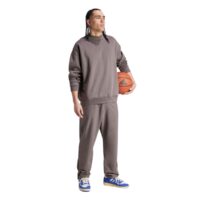 quần adidas basketball snap pants - brown iw1634